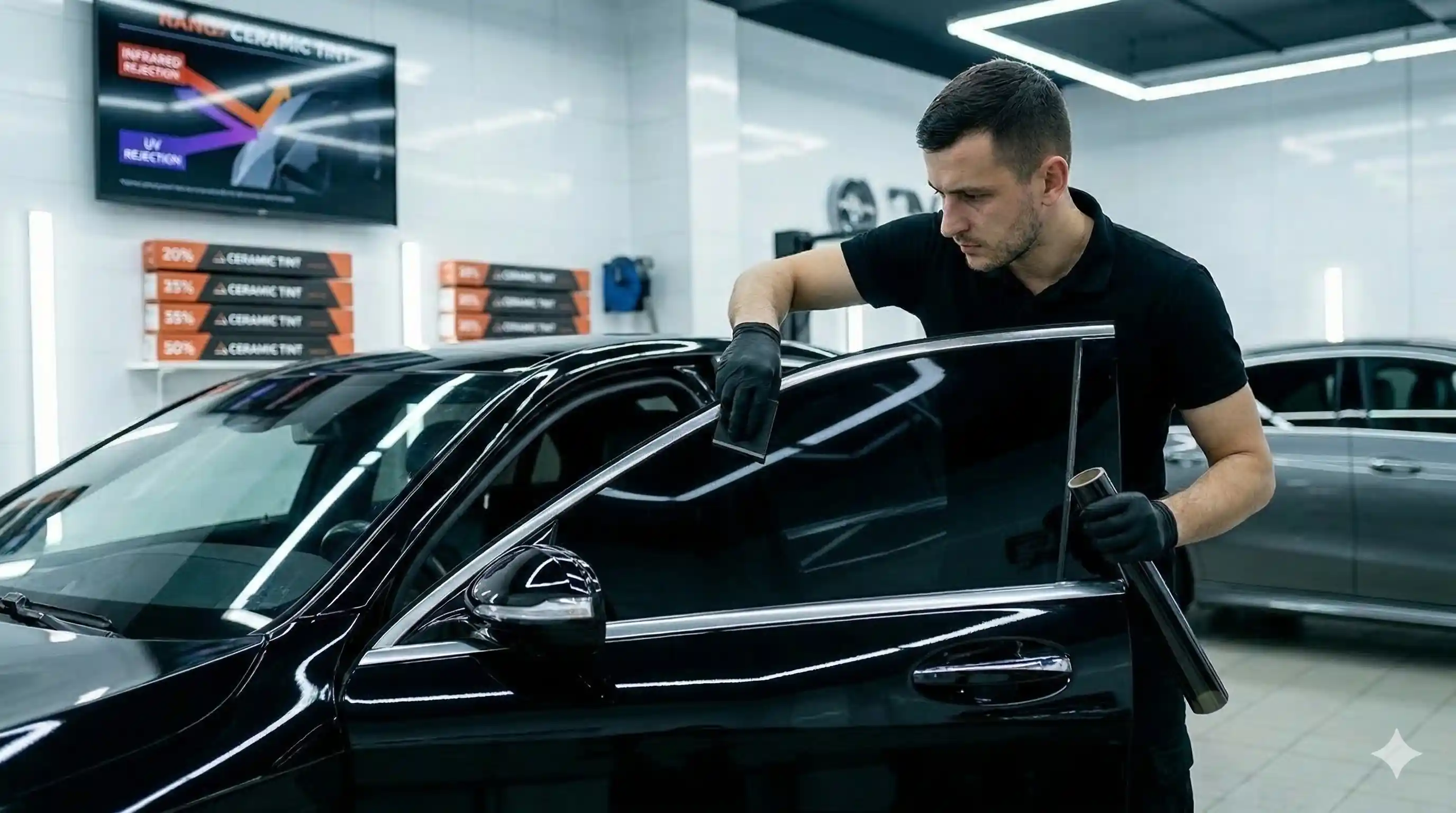 Best ceramic window tinting Sharjah UAE — Totalgard heat and UV protection performance