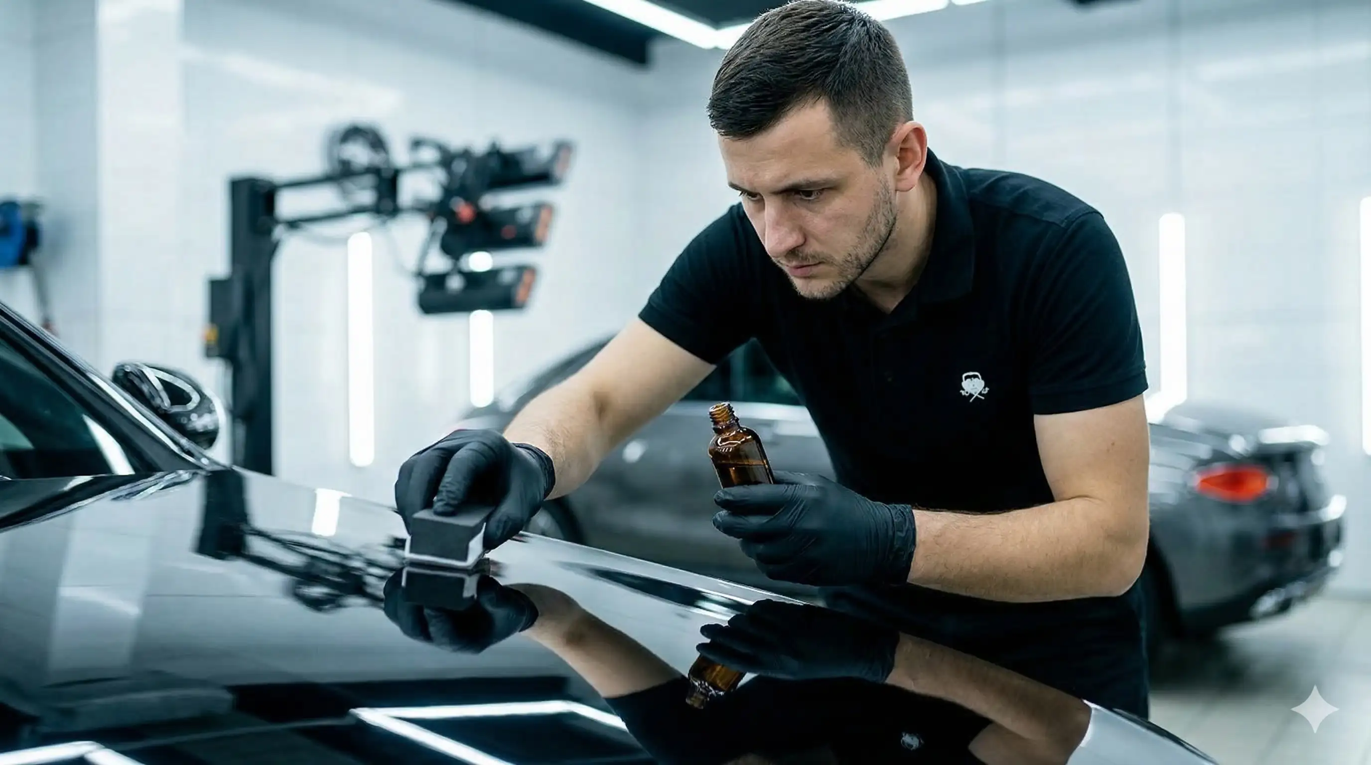 Totalgard nano ceramic coating results Sharjah — deep gloss and hydrophobic finish